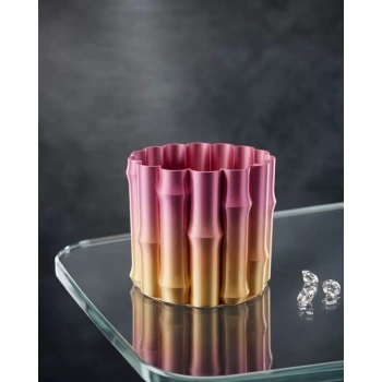 Nevamel® 3D Dekoratif Mor Sarı Vazo Modern Tasarım Estetik Ev Aksesuarı