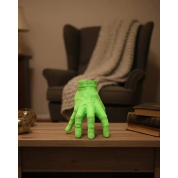 Nevamel® 3D Dekoratif Yeşil El Obje 27x22 cm Sanatsal ve İddialı Aksesuar