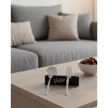 Nevamel® 3D Özel Baskı 6’lı Çatal Kaşık Tutucu Modern Sofra Aparatı