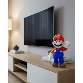 Nevamel® 3D Süper Mario Dekoratif Biblo Koleksiyonluk Oyun Karakteri Figürü