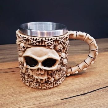 Nevamel 3D Tasarımlı İskelet Kupa Bardak