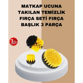 Nevamel 3’lü Matkap Ucu Fırça Takımı Zorlu Kirler İçin