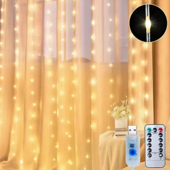 Nevamel 3x3 Kumandalı Perde LED