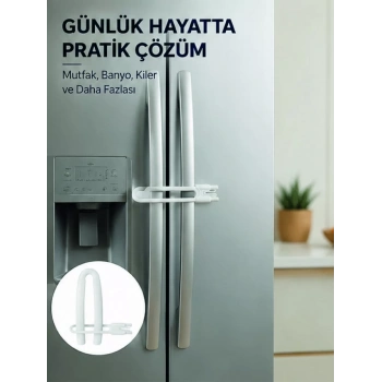 Nevamel® 4 Adet Dolap ve Kapak Emniyet Kilidi Evde Güvenli Kullanım İçin Yeni Nesil
