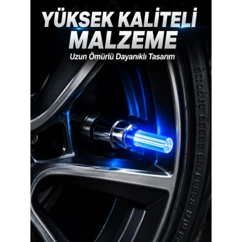 Nevamel® 4 Adet LED Lastik Sibop Işığı Otomobil İçin Hareket Sensörlü