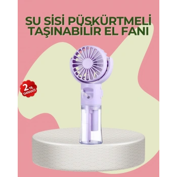 Nevamel 4 Kademeli Serinletici Su Buharlı El Vantilatörü