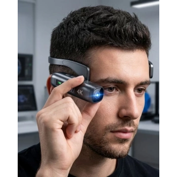 Nevamel® 4K Giyilebilir Mini Kamera EIS Stabilizasyon 120° Geniş Açı WiFi Kontrol