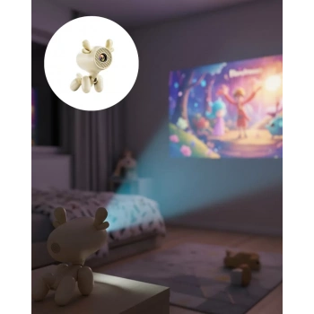 Nevamel® 4K İçerik Destekli Akıllı Projeksiyon WiFi Bluetooth Android