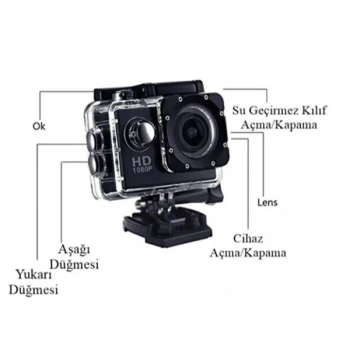 Nevamel 4K Su Geçirmez Wi-Fi Aksiyon Kamerası