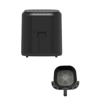 Nevamel 4L Airfryer Hazneli Hava Fritözü Yağsız Fritöz Taşınabilir Fırın İşlevi Gören Pratik