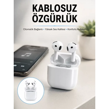 Nevamel® 4.Nesil Bluetooth Kulaklık Yüksek Ses Kaliteli Dokunmatik Kontrol Özellikli Yeni Nesil