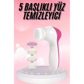 Nevamel 5 Başlıklı Titreşimli Cilt Temizleme Seti Canlandırıcı ve Onarıcı