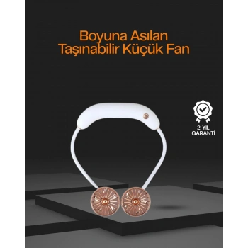 Nevamel® 5 Kanatlı Sessiz Mini Fan 3 Vitesli Katlanabilir Asılabilir