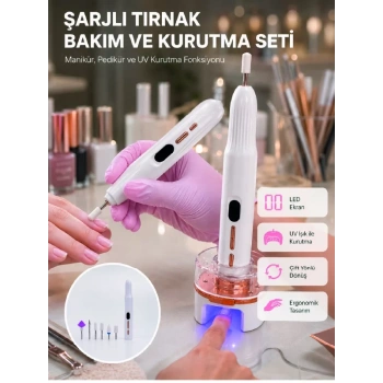 Nevamel® 6 Değiştirilebilir Başlık ile Çok Amaçlı Tırnak Bakım Seti