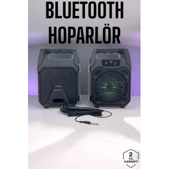 Nevamel® 6.5 İnç Kablosuz Hoparlör Bluetooth Bağlantılı Yüksek Ses Kaliteli
