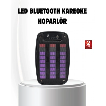 Nevamel® 6.5” LED Işıklı GTS 1793 Bluetooth Hoparlör Güçlü Bass ve FM Destekli