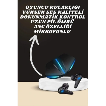 Nevamel 7 Kordonlu Akıllı Saat Ve Oyuncu Kulaklığı ANC Özelliği Kulak İçi Mikrofonlu Sesli Görüşme
