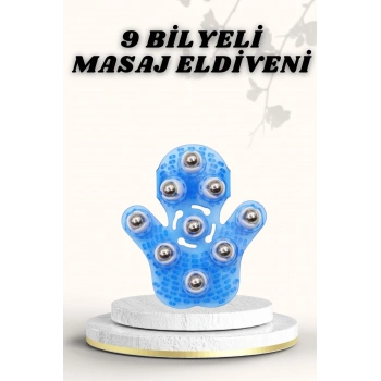 Nevamel® 9 Bilyeli Masaj Eldiveni Giyilebilir Plastik Vücut Sıkılaştırıcı