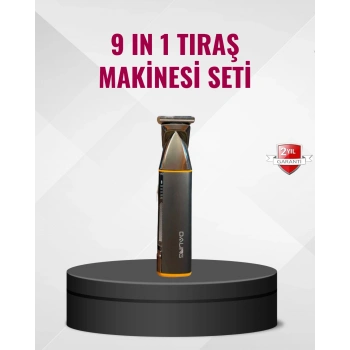 Nevamel® 9’u 1 Arada Çoklu Bakım Tıraş Seti Profesyonel Saç Sakal Kesme