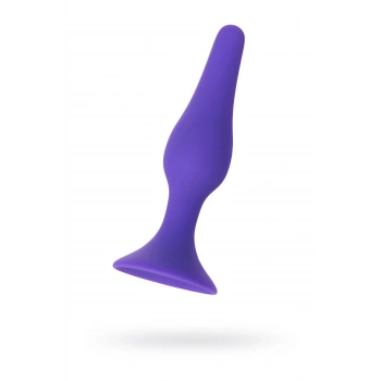 Nevamel® A-Toys Anal Plug, Silikon, Mor, 12,5 Cm