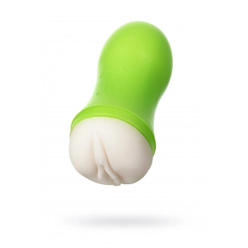 Nevamel® A-Toys Crista Masturbator, Vajina, Tpe, Yeşil, 14 Cm