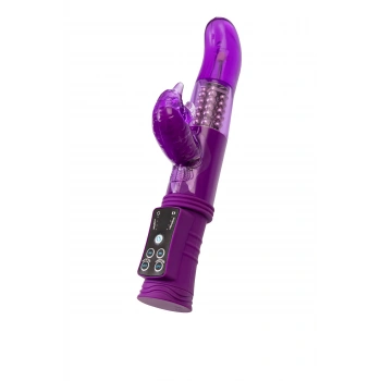 Nevamel® A-Toys Klitoral Uyarıcı Vibratör, Tpr, Mor, 22,5 Cm