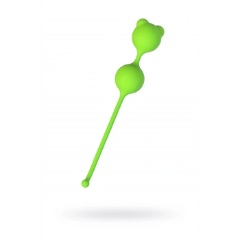 Nevamel® A-Toys Meeko Vajinal Topları, Silikon, Yeşil, 16,4 Cm, Ø 2,7 Cm
