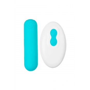 Nevamel® A-Toys Vibratör Mermisi Tnim, Silikon, Mavi, 6,5 Cm