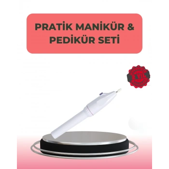 Nevamel® ABS Gövdeli Sessiz Tırnak Matkap Seti – Ayarlanabilir Hız ve Uzun Ömürlü Kullanım