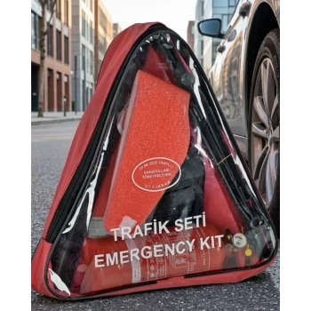 Nevamel® Acil Durum Trafik Seti Reflektör Yangın Tüpü ve İlk Yardım Çantalı