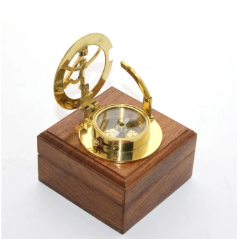 Nevamel Ahşap Kutulu Pusula Model 10