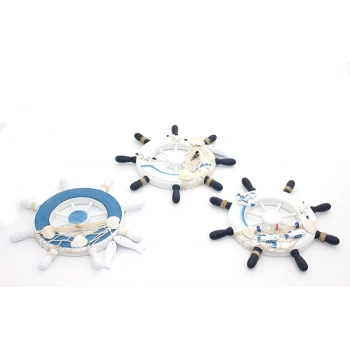 Nevamel Ahşap Marin Duvara Asmalı Dümen