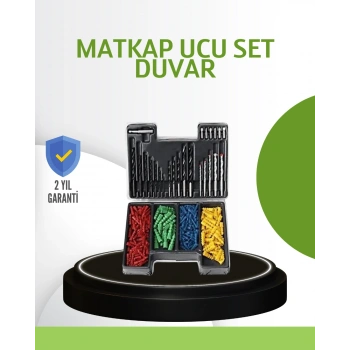 Nevamel® Ahşap Metal Beton Delme Uç Seti Organizerli Karbon Çelik Matkap Ucu