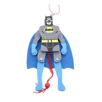 Nevamel Ahşap Sallanan Batman Figürü