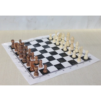 Nevamel Ahşap Satranç Taşı 9 Cm