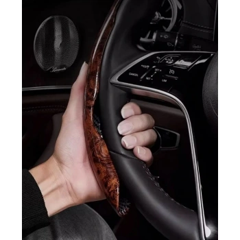 Nevamel Ahşap Tasarımlı Direksiyon Simidi Koruma Kılıfı 2 li