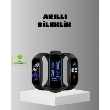 Nevamel® Akıllı Bileklik Adım Sayarlı Kalori Takipli Bildirim Uyumlu IP67