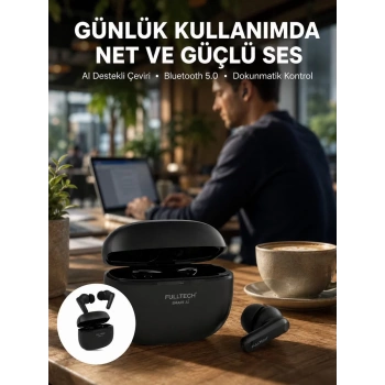 Nevamel® Akıllı Çeviri Destekli Bluetooth Kulaklık Profesyonel Ses Deneyimi Yeni Nesil