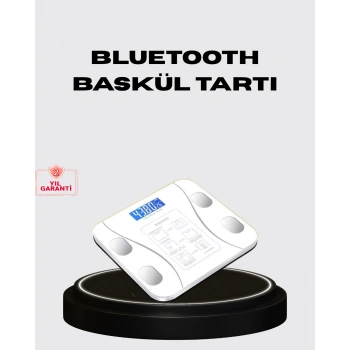 Nevamel Akıllı Dijital Baskül – Bluetooth Bağlantılı 8 Ölçüm Verili Akıllı Vücut Analiz Tartısı