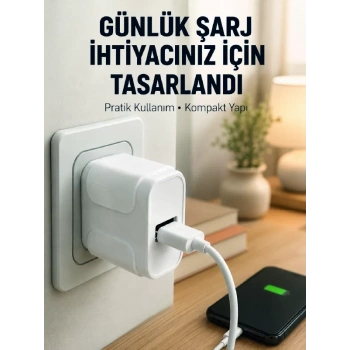 Nevamel® Akıllı Güvenlik Korumalı USB Şarj Başlığı 12W Güç Çıkışı