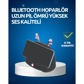 Nevamel Akıllı Kablosuz Telefon Tutucu ve Stereo Hoparlör – Kolay Kullanım ve Yüksek Ses Kalitesi