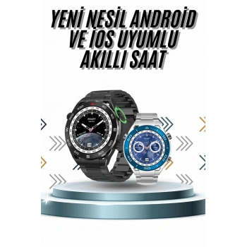 Nevamel Akıllı Saat 1.62 İnç Ultimate Nabız Sensörlü Sesli Görüşme Yapabilen