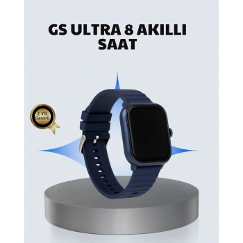 Nevamel® Akıllı Saat 360 mAh Çoklu Spor Modlu Lacivert Siyah Kordon