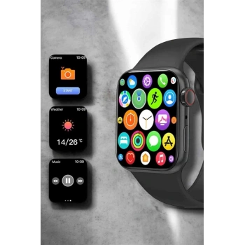 Nevamel Akıllı Saat 44mm Çelik Kasa OLED Ekran ve Gelişmiş Sağlık Takibi