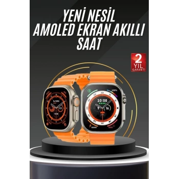Nevamel® Akıllı Saat Android ve İOS Uyumlu 49 MM NFC Özelliği GPS Takibi