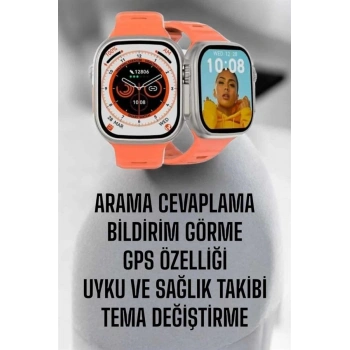 Nevamel Akıllı Saat GPS Sağlık Ve Uyku Takibi Arama Cevaplayan Bluetooth Bağlantılı