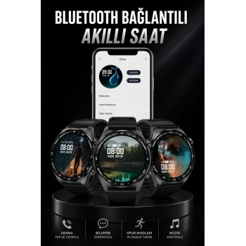 Nevamel® Akıllı Saat GPS VE NFC Özelliği Sesli Görüşme Dokunmstik Ekran