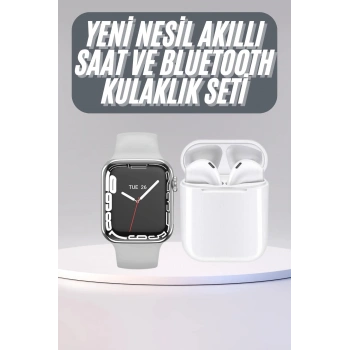 Nevamel Akıllı Saat Kulaklık Hediyeli Uyku ve Sağlık Takibi Yapabilen Uzun Ömürlü