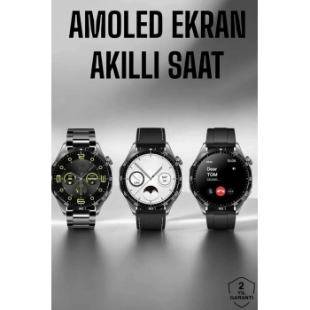 Nevamel® Akıllı Saat Metal Kordonlu GPS ve NFC Uyumlu Arama Cevaplayan