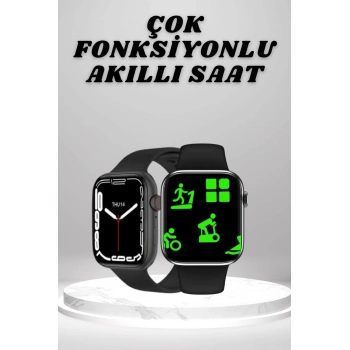 Nevamel Akıllı Saat Tema Değiştirme Uyku ve Sağlık Takibi Sesli Asistan Bildirim Görme